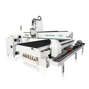 Cnc router gravur maschine cnc 1325 holz router 3d holz schneiden cnc maschine mit drehachse