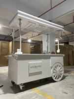 Chariot à champagne pour mariage, chariot à bonbons, chariot à champagne pour la décoration d'événements, chariot à desserts pliable, prix d'usine FSDKX