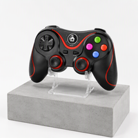 Manette de jeu sans fil, manette de jeu, joystick pour Android, iOS, Switch, Smart TV, PC, P3, P4 avec support pour téléphone