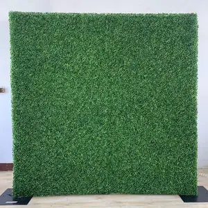 8*8ft Roll Up Stand High Quality Backdrop Big Panels Wedding Green Flower Wall