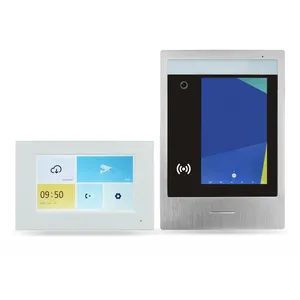 Property Manager 1080P Cloud IP Video Door Phone Intercom System for Multiple Apartments 9999 Flats with Touch Screen Design