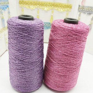 Hilos Metálicos Plateados para Tejer con Hilos <span class=keywords><strong>de</strong></span> Poliéster, <span class=keywords><strong>Hilo</strong></span> Metálico para Crochet, Hilos <span class=keywords><strong>de</strong></span> Macramé para Borlas - Product Image 1