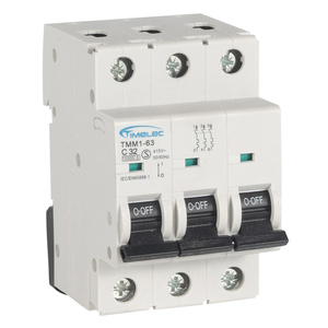 Interruptor automático miniatura (MCB) TMM1-63 3P 40~63A de 3 polos y 63A, 10kA para sistema de distribución de energía - Product Image 1