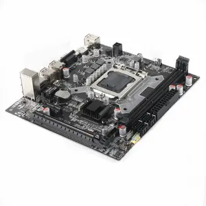 Лучшая цена LGA1155 DDR3 ОЗУ поддерживается H61 Массовая покупка материнской платы для настольного компьютера