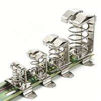 Pince de câblage électromagnétique KLBU3-8RL pour rail DIN TS35, fixation de câble en acier pour gestion des câbles et protection EMC