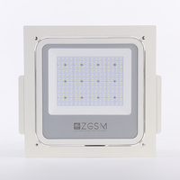 Projecteurs LED Atex ZGSM-GS04-150R à montage encastré 150 Watts Lumileds 3030 pour auvent de station-service