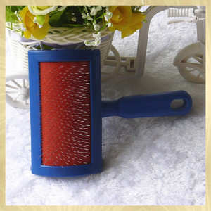 Brosse moulante en plastique pour le toilettage de chiens, poils longs, pour animaux de compagnie, de chats, de chiots et de chatons, épingles en acier inoxydable, 1 pièce - Product Image 2