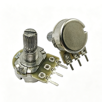 Potentiomètre rotatif 16 mm sur carte en fibre de verre B1K B5K B10K B50K B100K B1M, résistance linéaire pour contrôle audio et industriel