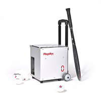 Lanceur de balles de tennis automatique intelligent Nisplay N0 Professional en aluminium, contrôle par application, portable, durable, capacité de 60+ balles