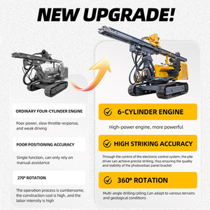 <span class=keywords><strong>T</strong></span>-post için motor pompası güneş kazık sürücüleri de dahil olmak üzere PV korkuluk fotovoltaik kazık çekirdek için güneş hidrolik sıkış<span class=keywords><strong>t</strong></span>ırma makinesi - Product Image 5