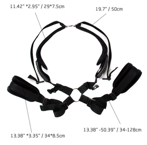 Секс-качели из мягкого материала, набор для бондажа, фиксаторы, распорка для ног, секс-игры для пар, регулируемый по размеру ремень-лента, секс-игрушки для женщин - Product Image 6