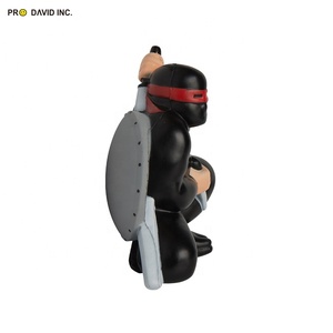 Hot Sale <b>Ninja</b> Warrior Shape Squishy PU Stress <b>Ball</b> Outdoor Toys for Anxiety Relief for Squeeze & Relaxation - Product Image 4