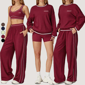 <b>Yoga</b> Tank Top Vest Set Straps Sports Bra High-end Breathable Front Women <b>Flare</b> Pants Running <b>Yoga</b> <b>Leggings</b> Workout Fitness Gym - Product Image 1