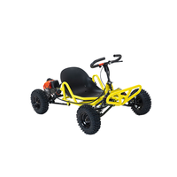 Voiture tout-terrain à quatre roues à essence avec moteur à chaîne à 4 temps de 90 cm3 en stock Kart adulte tout-terrain
