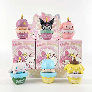 Venta caliente Sanrios figura caja ciega dibujos animados caja misteriosa Anime Melodyed sorpresa regalo figura juguetes máquina expendedora Gacha - Product Image 4