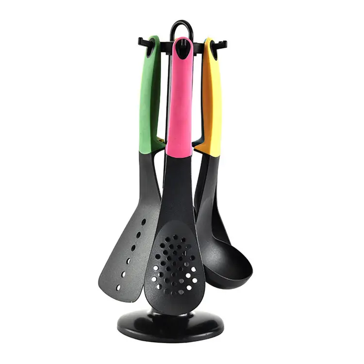 Sechs teiliges Küchen geschirrset verkauft sich wie heiße Kuchen Neue Utensilien Home Kitchen Cooking Küchengerät Hot Nylon Silicone 24