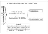 Connecteur fil-circuit imprimé à pas de 1,25 mm, série JST GH, GHR-07V-S, boîtier de prise à 7 broches, verrouillage positif, faisceau personnalisé