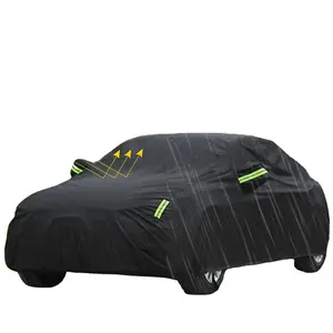 Factory Directly SUV Car Cover Waterproof Car Covers Heavy Duty 420D Oxford Windproof Resistant Outdoor UV Protection Full Car C