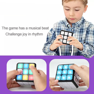 <span class=keywords><strong>Cube</strong></span> de jeu électronique portable, jeu de mémoire, jouets d'entraînement cérébral, Cubo Magico, <span class=keywords><strong>cube</strong></span> musical éducatif clignotant pour enfants et adultes - Product Image 4