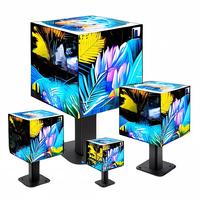 Écran LED Cube Magique P2.5 à 6 Faces pour Vitrine de Magasin, Centre Commercial, Exposition, Bar, Décoration Créative