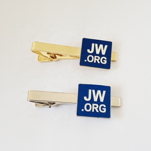 Juego de <span class=keywords><strong>JW</strong></span> Personalizado de Fábrica China. Pin de Solapa Metálico Azul <span class=keywords><strong>ORG</strong></span> con Clip para Corbata - Product Image 1
