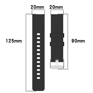 Correa de repuesto para reloj inteligente <span class=keywords><strong>Amazfit</strong></span> <span class=keywords><strong>Bip</strong></span> 3, correa de silicona suave, novedad - Product Image 5