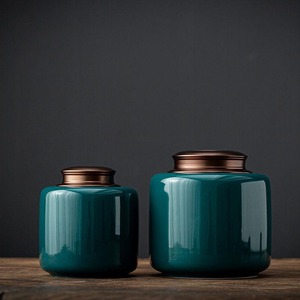 Оптовая продажа, керамические урны для домашних животных, герметичные влагостойкие алюминиевые бутылки, урны для домашних животных - Product Image 2