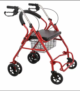 Andador Eléctrico Plegable Portátil con Capacidad de 100 kg, Ligero, 4 en 1, Silla de Ruedas con Asiento, Certificado CE para Rehabilitación - Product Image 5