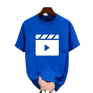 Camiseta con icono <span class=keywords><strong>de</strong></span> botón <span class=keywords><strong>de</strong></span> reproducción <span class=keywords><strong>de</strong></span> película, camiseta minimalista para director <span class=keywords><strong>de</strong></span> <span class=keywords><strong>cine</strong></span> y producción cinematográfica. Camiseta Oversize <span class=keywords><strong>de</strong></span> Algodón <span class=keywords><strong>de</strong></span> Manga Corta Estilo Urbano Casual - Product Image 6