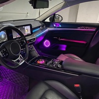 Kit d'éclairage d'ambiance universel RGB pour voiture, 64 couleurs, en acrylique, OEM pour Kia K5 2020-2025, rythme musical