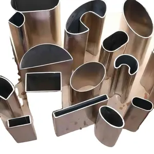 Fournisseurs de tube en forme de cône en acier galvanisé ASTM a36 formé à froid, tube en forme de triangle