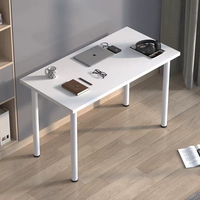 Escritorio para Computadora YODA Blanco con Superficie de MDF y Patas de Metal para Oficina en Casa (Modelo YD-ID401)