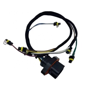 CAT330D C9 เครื่องยนต์คอมมอนเรลหัวฉีดน้ำมันเชื้อเพลิง 387-9433 3879433 ชุดสายไฟโลหะใหม่ - Product Image 1
