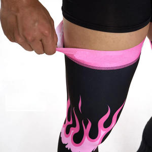 Chaussette de compression montante personnalisée pour moto, automne 2026, avec protection <span class=keywords><strong>genouillère</strong></span>, pour Enduro, <span class=keywords><strong>Motocross</strong></span>, Sport et Course, en Spandex/Nylon - Product Image 5