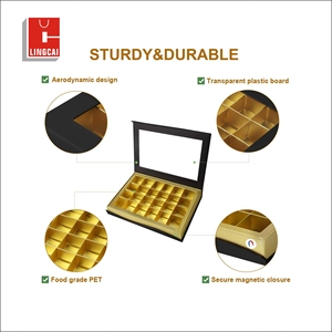 Custom Luxury <strong>Chocolate</strong> Nut Candy Sweets Gift <strong>Box</strong> with Paper Divider - Product Image 5