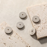 Porte-encens minimaliste MAXERY en laiton massif, mini brûleur rond pour bâtonnets d'encens, base en métal doré champagne moderne pour le yoga