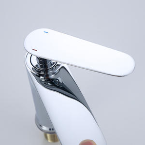 Robinet de lavabo encastré à trou unique Morning Dew Source Factory, avec cartouche céramique, à poser sur le plan pour salle de bain - Product Image 1