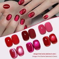 XEIJAYI Vernis à ongles populaire saveur pitaya doux et épicé, gel UV longue tenue pour usage professionnel, sans HEMA
