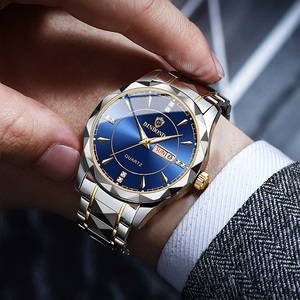 Orologio da uomo BINBOND alla moda, in <span class=keywords><strong>acciaio</strong></span> inossidabile, con calendario, al quarzo, impermeabile 3BAR, orologio di lusso. - Product Image 2