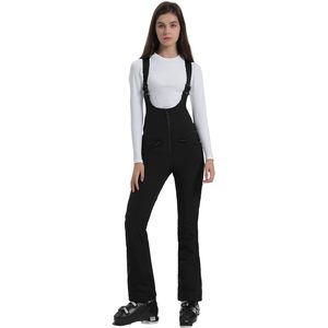 Pantalons de ski pour femmes sur mesure, coupe slim, imperméables, isolés, blancs, taille XS, 15k imperméables, 10k - Product Image 2