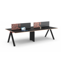 Bureau de travail sur mesure, assemblage facile, construction robuste, pour bureau moderne, mobilier de bureau contemporain.