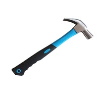 Marteau à griffes en acier à haute teneur en carbone avec manche en plastique pour le clouage et le dénudage de clous, outil de chantier