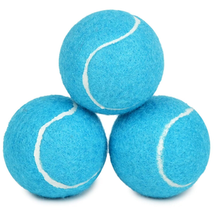 Jouets à mâcher pour chiens personnalisés avec logo, écologiques, en gros, balles de tennis en caoutchouc pour animaux de compagnie, jouets interactifs pour chiens - Product Image 1