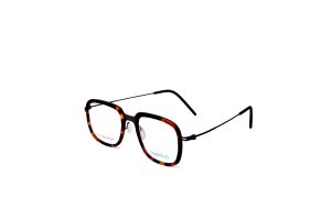 Unisex cao cấp titan Kính đọc sách máy tính khung hình chữ nhật với hình học in Miếng đệm mũi mềm thời trang vàng Màu Đỏ - Product Image 4