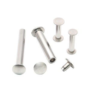 Rivets à double face à tête plate ronde en acier inoxydable pour la fabrication - Product Image 1