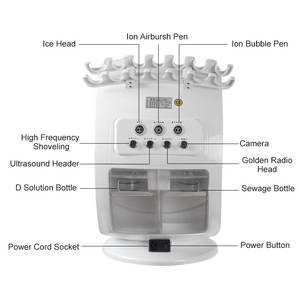 Nouvel appareil de soin du visage Hydra <span class=keywords><strong>Faciai</strong></span> et microdermabrasion 8 en 1, équipement de dermabrasion hydro-faciale pour usage domestique - Product Image 5