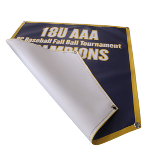 Bandera de malla de vinilo de nailon a todo color impresa personalizada Impresión digital publicidad exterior banderas y pancartas flexibles - Product Image 2