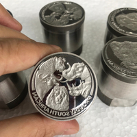 Poinçonnage de pièces de monnaie hydraulique, Logo superbfusion, pour la fabrication de bijoux