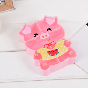 Creative Diy Handmade Beaded Jewelry Box Pink Pig Shape Foldable Storage Organizer For Kids Hair Accessories Makeup Desktop Use - Product Image 2