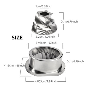 Lame conique en acier inoxydable Urrinia de 48 mm pour moulins à café, compatible avec Vina Mino et autres machines - Product Image 4